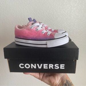 Converse Chuck Taylor All Star Rave sneakers, pink and purple ombre, toddler 7